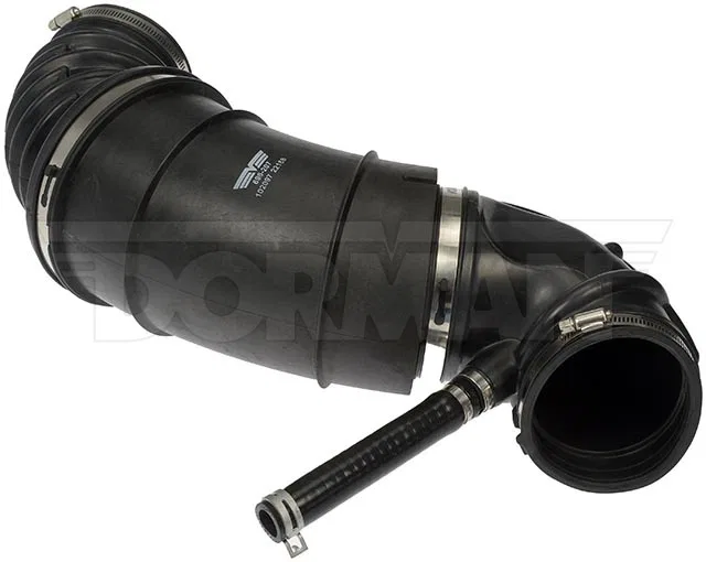 696-207 – DORMAN Air Intake Hose, OE Replacement 19.86 Inch Length 3.76 Inch Outside Diameter Rubber Black With Clamp